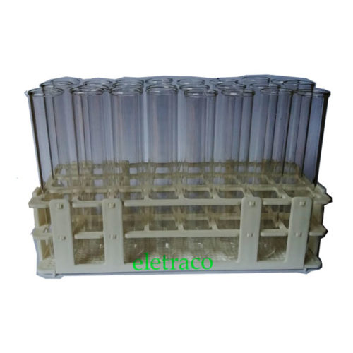 glass test tube 25x150mm 24pc with rack